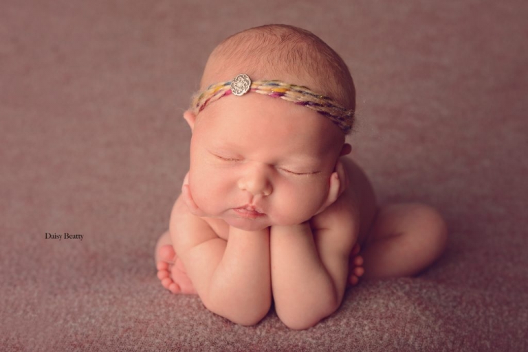 portrait of a ten day old baby by best newborn photographer nyc daisy beatty